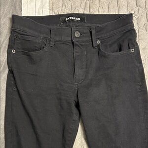 Express Black Skinny Jean Leggings, 4